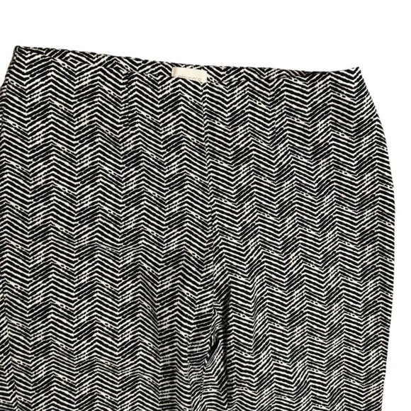 * ❤️Chico's Black & White  CROP PANT SPRING/SUMMER  MEDIUM - Picture 2 of 7